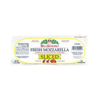 Belgioioso Fresh Mozzarella Sliced Log 8oz 226g