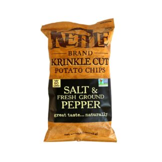 Kettle Chips Krinkle Cut Salt & Fresh Ground Pepper 141g