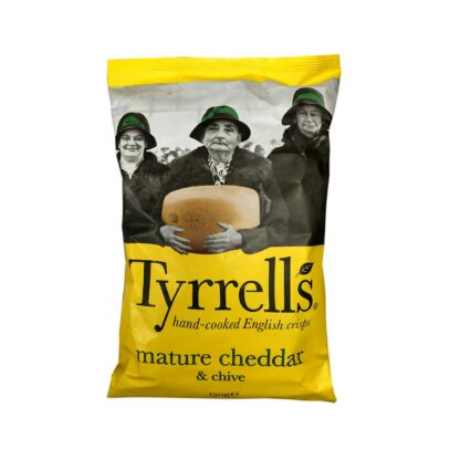 Tyrell's Mature Cheddar Chive 150g