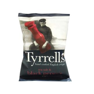 Tyrell's Sea Salted Cracked Black Pepper 40g