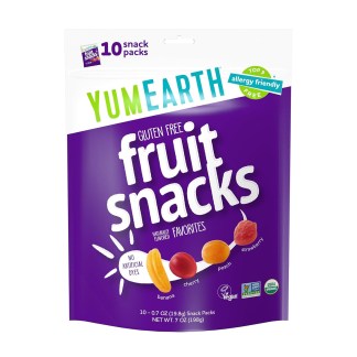 YumEarth Fruit Snacks 10 Snack Packs 198g