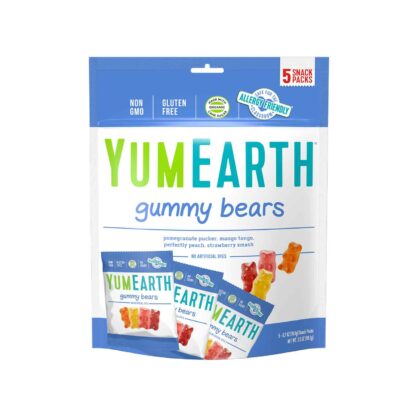 YumEarth Gummy Bears 5 packs 99.2g