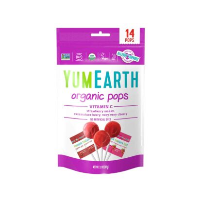 YumEarth Vitamin C Organic Lollipops 87g