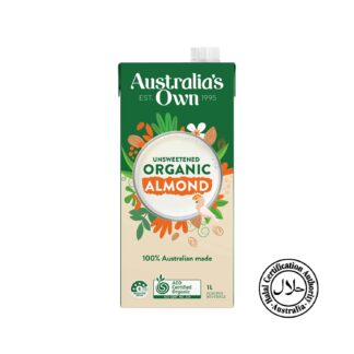 Australia's Own Organic Almond Milk Unsweetened 1L