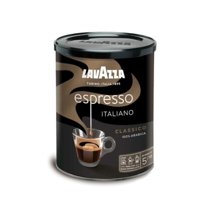 Lavazza Cafe Espresso Italiano Classico Ground Coffee Tin 250g