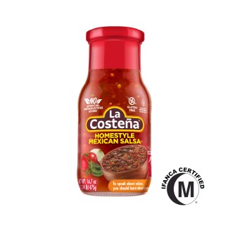 La Costeña Homestyle Mexican Salsa Medium in Glass Jar 475g