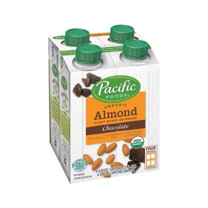 Pacific Foods Organic Almond Chocolate Single Serve x4 960mL
